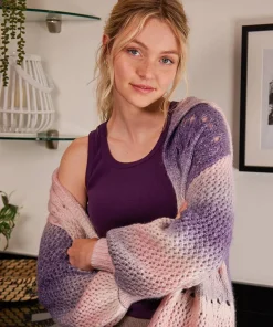 Sloe Joes Ombre Cosy Longline Cardigan