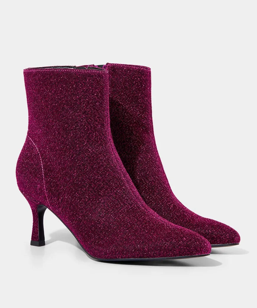 Stardom Shimmer Ankle Boots