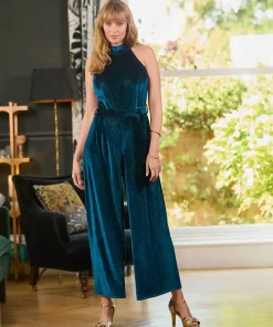 Statement Velour Jumpsuit