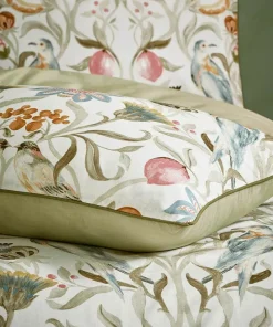 Stone Song Bird 100% Cotton Sateen Duvet Set