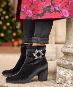 The Night Is Yours Velvet Boots