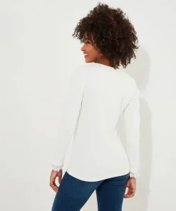 Trixie Collar Detail Top