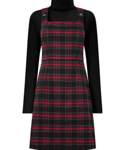 Trudy Check Pinafore