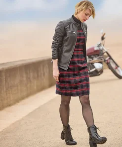 Trudy Check Pinafore
