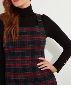 Trudy Check Pinafore