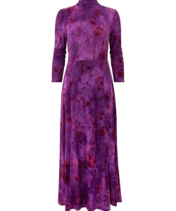 Truly Remarkable Flocked Jersey Dress