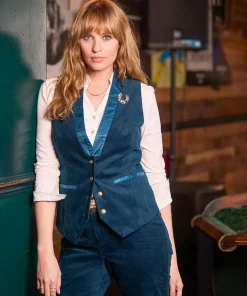 Ultimate Teal Velvet Waistcoat