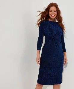 Vivian Stretch Velour Dress