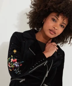 Wild And Free Embroidered Boutique Jacket