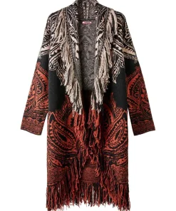 Winter Nights Fringed Cardigan