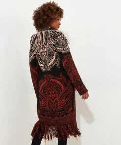 Winter Nights Fringed Cardigan