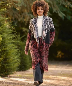 Winter Nights Fringed Cardigan