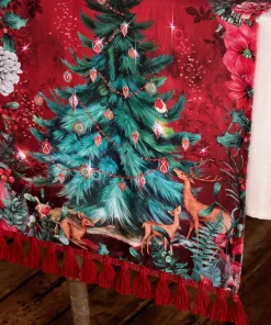 Wondrous Woodland Christmas Table Runner