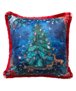 Wondrous Woodland Festive Cushion