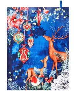 Wondrous Woodland Pack Of 3 Christmas Tea Towels