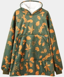 Woodland Walk Hooded Fleece