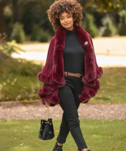 Wrapped In Elegance Faux Fur Wrap