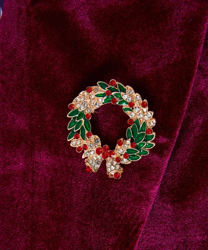 Wreath Vintage Style Brooch
